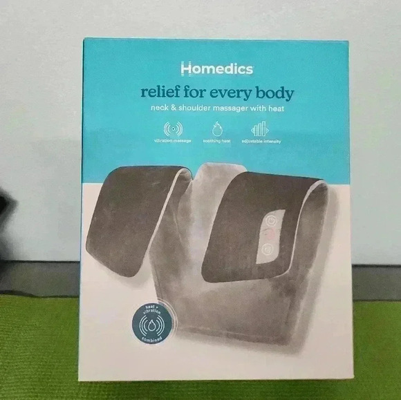 Homedics Weighted neck and shoulder massage Comfort Wrap NIB - Picture 1 of 5